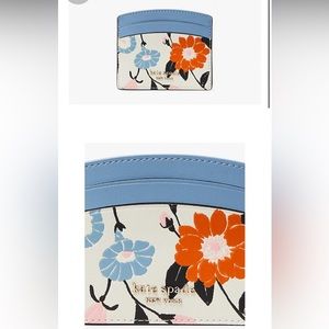 Kate Spade Spencer Floral Garden Embossed Cardholder
